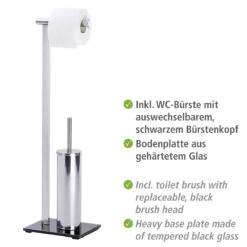 Wenko Stand WC-Garnitur Lava -Wenko 514774 Wenko Stand WC Garnitur Lava 22091100 03
