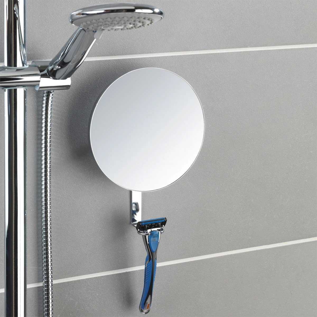 Wenko Turbo-Loc® Antibeschlagspiegel Edelstahl, Befestigen Ohne Bohren 9 Wenko Turbo-Loc® Antibeschlagspiegel Edelstahl, Befestigen Ohne Bohren – Bild 7