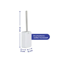 Wenko Static-Loc® WC-Garnitur Osimo, WC-Bürstenhalter Mit Silikon-Bürste -Wenko 514973 Wenko Static Loc WC Garnitur Osimo WC Buerstenhalter mit 24309100 04