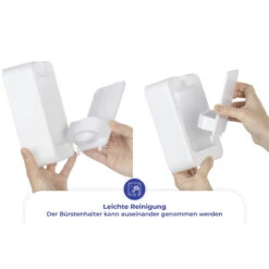 Wenko Static-Loc® WC-Garnitur Osimo, WC-Bürstenhalter Mit Silikon-Bürste -Wenko 514973 Wenko Static Loc WC Garnitur Osimo WC Buerstenhalter mit 24309100 05