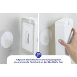 Wenko Static-Loc® WC-Garnitur Osimo, WC-Bürstenhalter Mit Silikon-Bürste -Wenko 514973 Wenko Static Loc WC Garnitur Osimo WC Buerstenhalter mit 24309100 07