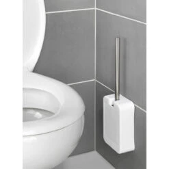 Wenko Static-Loc® WC-Garnitur Osimo, WC-Bürstenhalter Mit Silikon-Bürste -Wenko 514973 Wenko Static Loc WC Garnitur Osimo WC Buerstenhalter mit 24309100 08