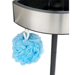 Wenko Teleskop-Duschecke Premium Big Black, Edelstahl Rostfrei -Wenko 515253 Wenko Teleskop Duschecke Premium Big Black Edelstahl ros 23862100 08