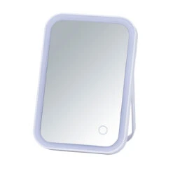 Wenko LED Kosmetik-Standspiegel Arizona, Leuchtspiegel