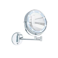Wenko Power-Loc® LED Wandspiegel Lumi, 5-fach Vergrößerung, Befestigen Ohne Bohren -Wenko 515485 Wenko Power Loc LED Wandspiegel Lumi 5 fach Vergroesseru 3656530100 02