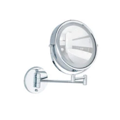 Wenko Power-Loc® LED Wandspiegel Lumi, 5-fach Vergrößerung, Befestigen Ohne Bohren -Wenko 515485 Wenko Power Loc LED Wandspiegel Lumi 5 fach Vergroesseru 3656530100 04