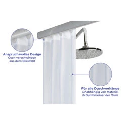 Wenko Teleskop-Duschschiene Era Chrom 75-125 Cm, Duschvorhangschiene -Wenko 516110 Wenko Teleskop Duschschiene Era Chrom 75 125 cm Duschvor 24501100 04
