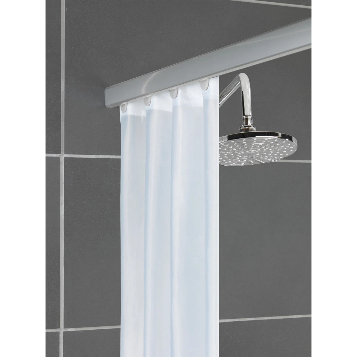 Wenko Teleskop-Duschschiene Era Chrom 75-125 Cm, Duschvorhangschiene – Bild 12