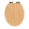 Wenko WC-Sitz Buche Natur, MDF, Mit Absenkautomatik -Wenko 516378 Wenko WC Sitz Buche Natur MDF mit Absenkautomatik 22979100 01