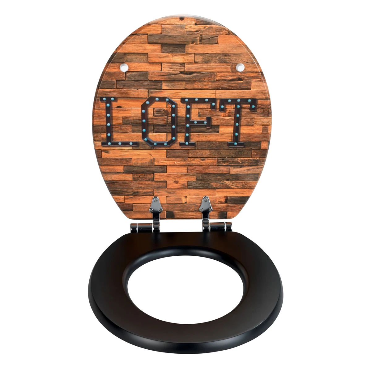 Wenko Premium WC-Sitz Loft, MDF, Mit Absenkautomatik 4 Wenko Premium WC-Sitz Loft, MDF, Mit Absenkautomatik – Bild 2