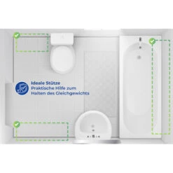 Wenko Wandgriff Secura 42 Cm, Mit Ampelfunktion -Wenko 516434 Wenko Wandgriff Secura 42 cm mit Ampelfunktion 7821100 09