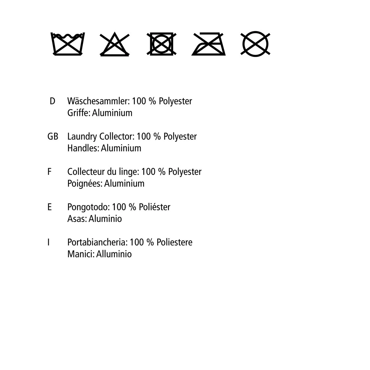 Wenko Wäschesammler Jumbo Stone, Multifunktionstasche, 69 L 8 Wenko Wäschesammler Jumbo Stone, Multifunktionstasche, 69 L – Bild 6