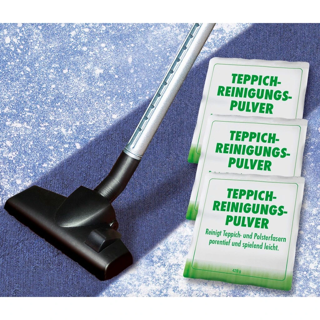 WENKO Teppichreiniger »Reinigungspulver«, 3 Beutel: Je 420 G 4 WENKO Teppichreiniger »Reinigungspulver«, 3 Beutel: Je 420 G – Bild 2