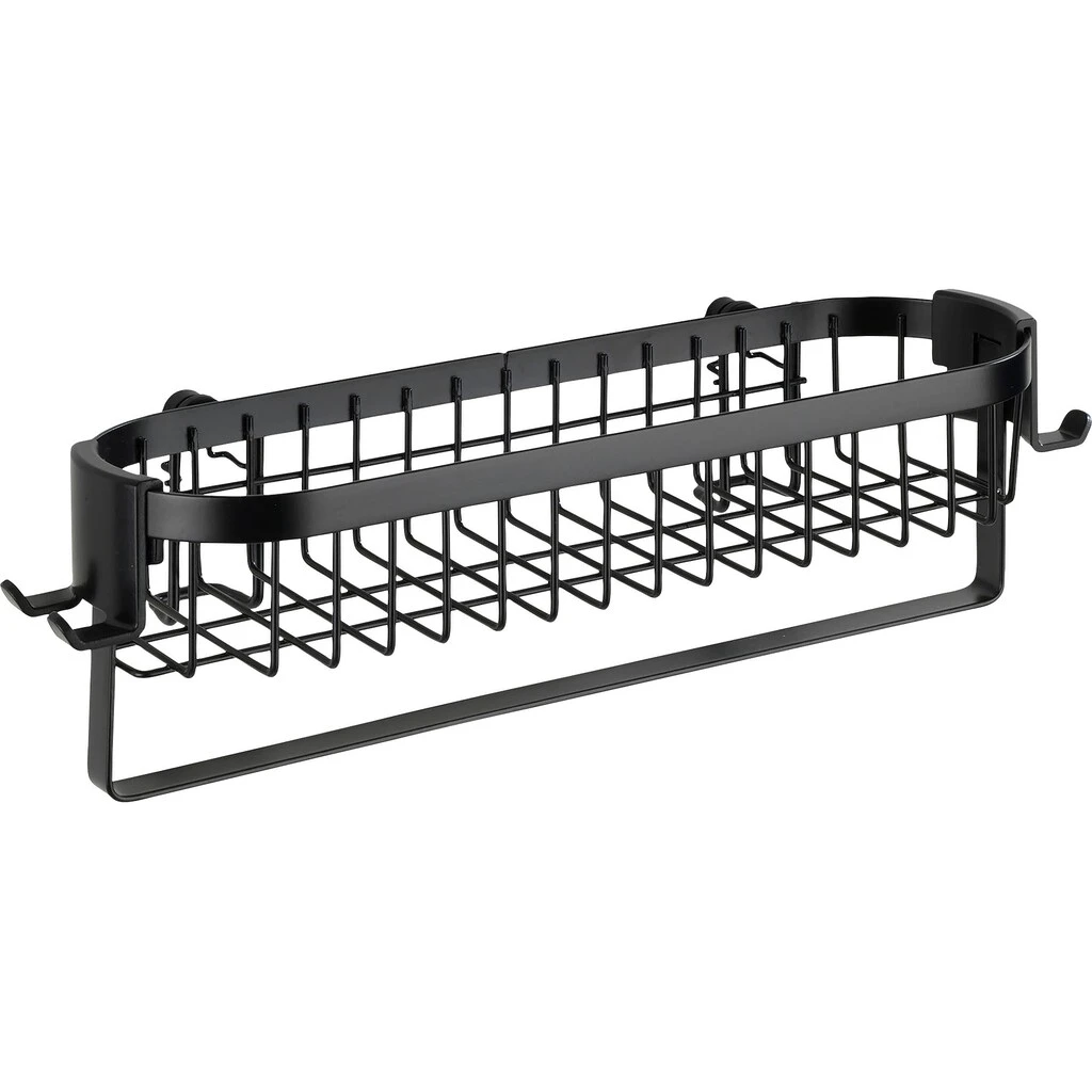 WENKO Wandregal »Classic Plus Black«, 1 Korb, Aufhängemöglichkeiten 3 WENKO Wandregal »Classic Plus Black«, 1 Korb, Aufhängemöglichkeiten