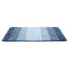 Wenko Badteppich Luso Blau Polyester, 60 X 90 Cm, Blau