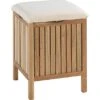 Wenko Bad- & Wohnhocker Norway Mit Wäschesammler Braun -Wenko 5659271 1068 detail 1