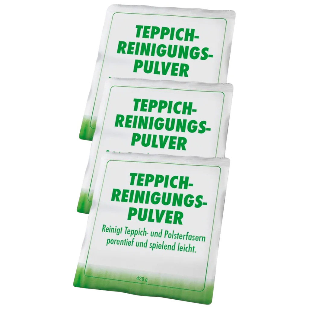 WENKO Teppichreiniger »Reinigungspulver«, 3 Beutel: Je 420 G 3 WENKO Teppichreiniger »Reinigungspulver«, 3 Beutel: Je 420 G