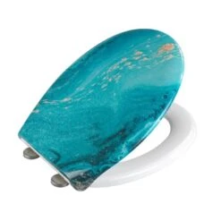 Wenko Premium WC-Sitz Stream Mit Absenkautomatik Duroplast 37 X44,5cm Mehrfarbig -Wenko 57562 sb freisteller de 03