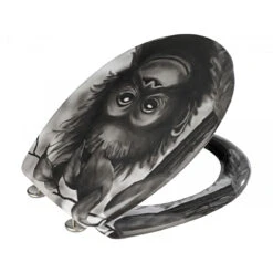 Wenko WC-Sitz „Affe“, Antibakteriell -Wenko 579258 Wenko WC Sitz Affe antibakteriell 18796100 03