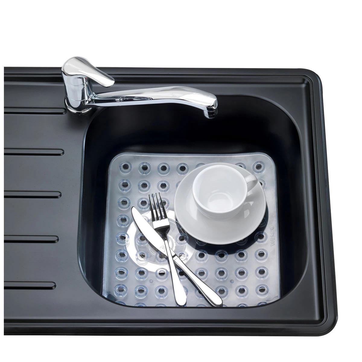 Wenko Spülbeckeneinlage „Kristall“, Eckig 4 Wenko Spülbeckeneinlage „Kristall“, Eckig – Bild 2