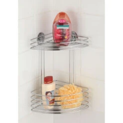 Wenko Turbo-Loc® Eckregal, 2 Ablagen -Wenko 599972 Wenko Turbo Loc Eckregal 2 Ablagen 18914100 07