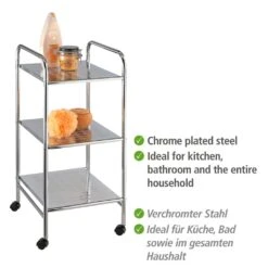 WENKO Badregal »Sando«, 3 Etagen, Aus Metall -Wenko 5c8e4f69fe7ca1e2e5cdbbd7decf71fa