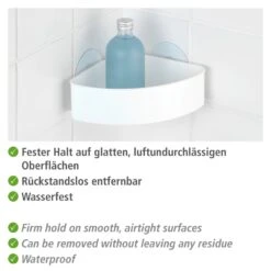WENKO Badregal »Static-Loc® Osimo«, Befestigen Ohne Bohren In Der Ecke -Wenko 5fb03b084b37fce9c53f874ce77392e0