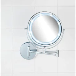 WENKO Wandspiegel »Lumi«, 5-fach Vergrößerung -Wenko 63ae607727f75ea50a3e934b512782fc