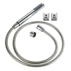 Wenko Waschbeckenbrause Mit Duo Haken Edelstahl 170 X 2.7 X 2.7 Cm Silber Glänze 15 Wenko Waschbeckenbrause Mit Duo Haken Edelstahl 170 X 2.7 X 2.7 Cm Silber Glänze -Wenko 64874 sb freisteller de 02