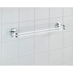 Wenko Badetuchhalter Turbo-Loc Edelstahl Glänzend 52 Cm -Wenko 655196 1068 picture 5