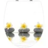 Wenko WC-Sitz Stones With Flowers Duroplast Acryl -Wenko 6552814 1068 21748100 0