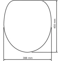 Wenko WC-Sitz Düne Duroplast Mit Absenkautomatik -Wenko 6552855 1068 21751100 3