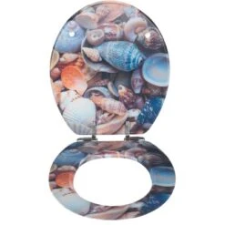 Wenko WC-Sitz Muschel 3D MDF FSC® -Wenko 6553093 1068 21920100 2