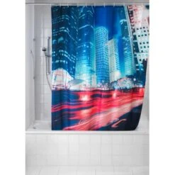 Wenko Duschvorhang Downtown 180 Cm X 200 Cm -Wenko 655448 1068 picture 4