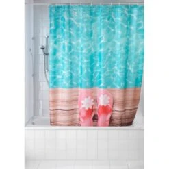 Wenko Duschvorhang Hawaii 180 Cm X 200 Cm -Wenko 655453 1068 picture 4