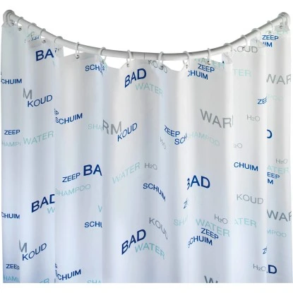 Wenko Rundduschstange Weiß 3 Wenko Rundduschstange Weiß