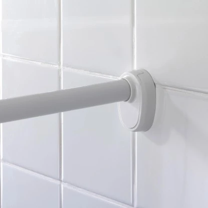 Wenko Rundduschstange Weiß 6 Wenko Rundduschstange Weiß – Bild 4