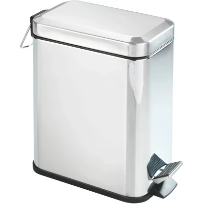 Wenko Treteimer Square Silber Glänzend 5 L 29,5 Cm X 14 Cm X 28 Cm 3 Wenko Treteimer Square Silber Glänzend 5 L 29,5 Cm X 14 Cm X 28 Cm