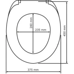 Wenko WC-Sitz Absenkautomatik Savio Weiß -Wenko 679333 1068 6