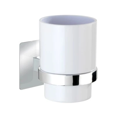 Wenko Turbo-Loc Zahnputzbecher Quadro Kunststoff (ABS) 7 X 10 X 9.5 Cm Chrom 7 Wenko Turbo-Loc Zahnputzbecher Quadro Kunststoff (ABS) 7 X 10 X 9.5 Cm Chrom – Bild 5