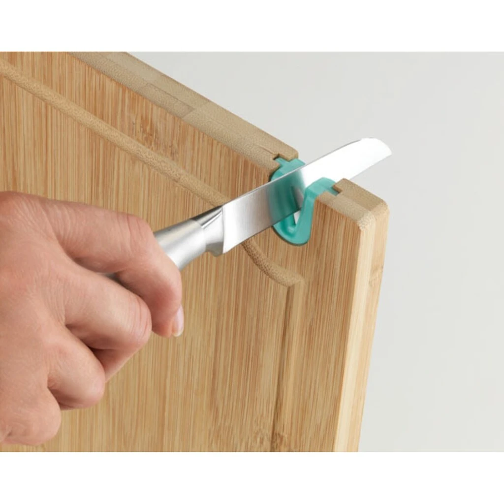 WENKO Schneidebrett, (1 St.), Mit Messerschärfer, Vegan, Geschmacksneutral 5 WENKO Schneidebrett, (1 St.), Mit Messerschärfer, Vegan, Geschmacksneutral – Bild 3