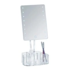 Wenko LED-Standspiegel Mit Organizer Trenno Kunststoff 17 X 36 X 12.5 Cm Weiß 19 Wenko LED-Standspiegel Mit Organizer Trenno Kunststoff 17 X 36 X 12.5 Cm Weiß -Wenko 75818 sb freisteller de 07