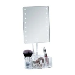 Wenko LED-Standspiegel Mit Organizer Trenno Kunststoff 17 X 36 X 12.5 Cm Weiß 20 Wenko LED-Standspiegel Mit Organizer Trenno Kunststoff 17 X 36 X 12.5 Cm Weiß -Wenko 75818 sb freisteller de 08