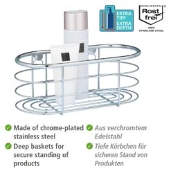 WENKO Badregal »Trestina«, Zur Wandmontage, Aus Edelstahl -Wenko 770bcd03102c51a93b08e24b541f567d