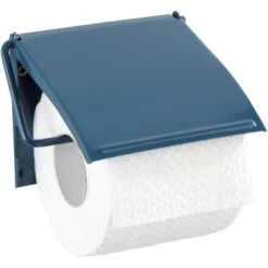 Wenko Toilettenpapierhalter Cover Blau