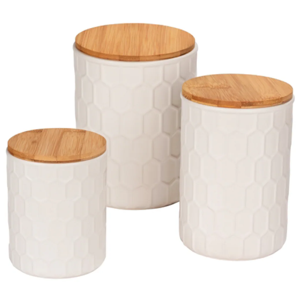WENKO Vorratsdose »Maya«, (1 Tlg.), FSC, Vorratsdose Aus Keramik Mit Bambus-Deckel 4 WENKO Vorratsdose »Maya«, (1 Tlg.), FSC, Vorratsdose Aus Keramik Mit Bambus-Deckel – Bild 2
