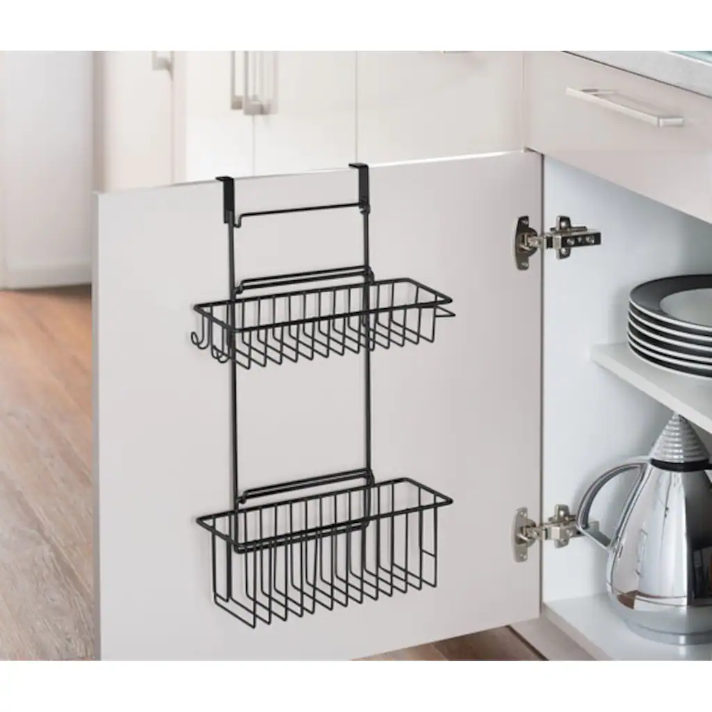 WENKO Küchenregal »Flexi«, (1 St.), Mit 2 Ablagen, Einhängeregal 5 WENKO Küchenregal »Flexi«, (1 St.), Mit 2 Ablagen, Einhängeregal – Bild 3