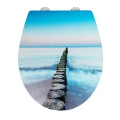 Wenko WC-Sitz Alba Duroplast Embossed