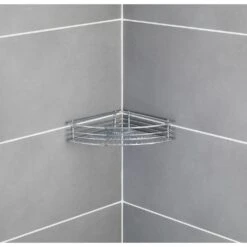 WENKO Badregal »Milano«, Eckregal, Chrom -Wenko 86576c2408096c39345fdd8f4e34cb04