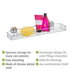 Wenko Vacuum-Loc® Maxiablage „Milazzo“ -Wenko 895055 Wenko Vacuum Loc Maxiablage Milazzo 20884100 03